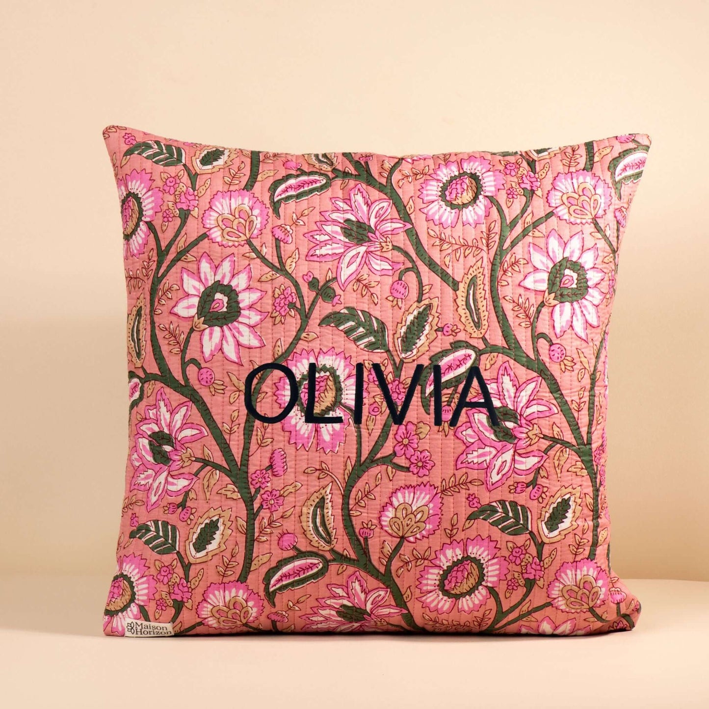 Housse de Coussin Jaipur - 45x45cm.COUSS45001.Couleur: Rose pastel