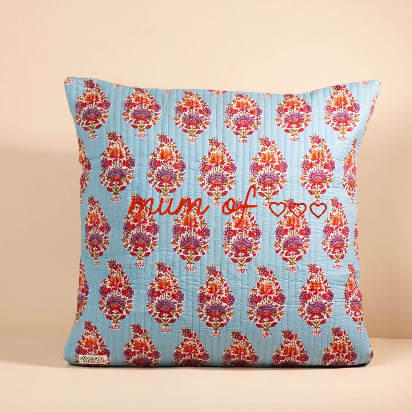 Housse de Coussin Jaipur - 45x45cm.COUSS45003.Couleur: Pastel bouquet