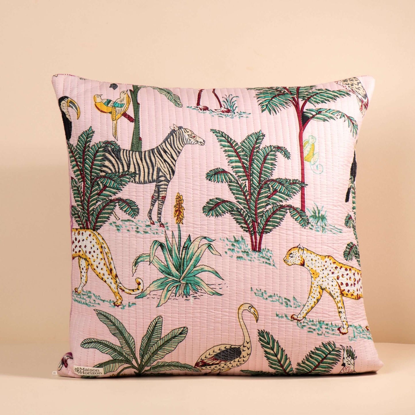 Housse de Coussin Jaipur - 45x45cm.COUSS45003.Couleur: Pastel bouquet