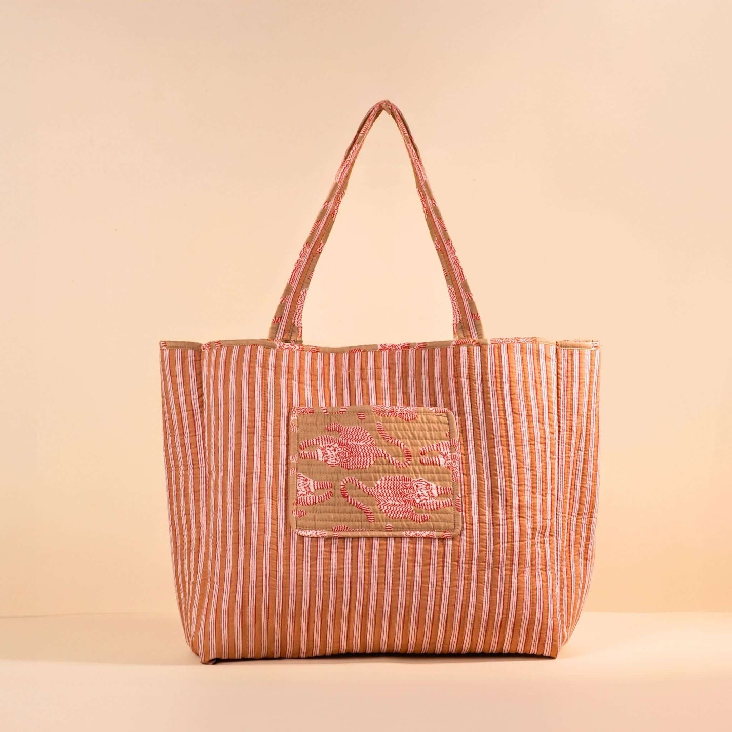Sac Cabas réversible Deepa.TOTE058.Couleur: Jungle Ciel