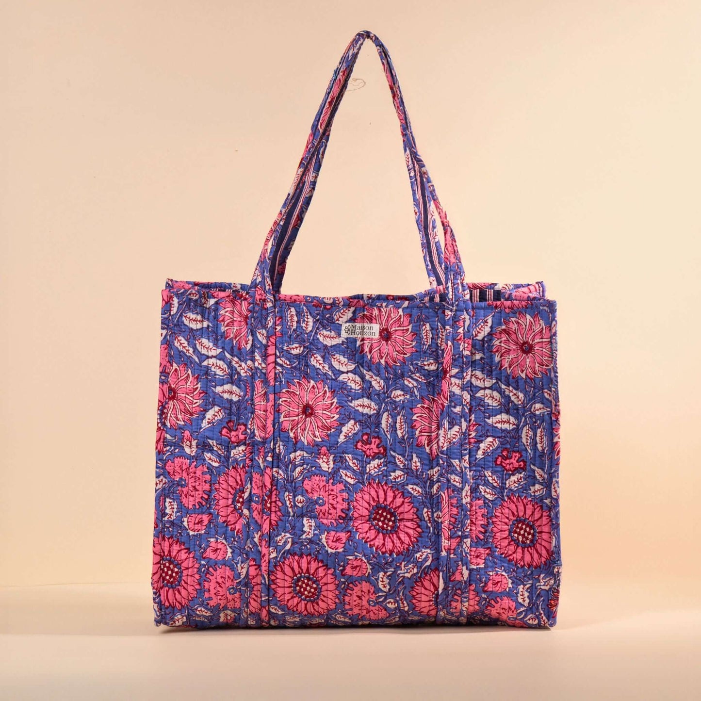 Sac Cabas réversible Deepa.TOTE058.Couleur: Jungle Ciel