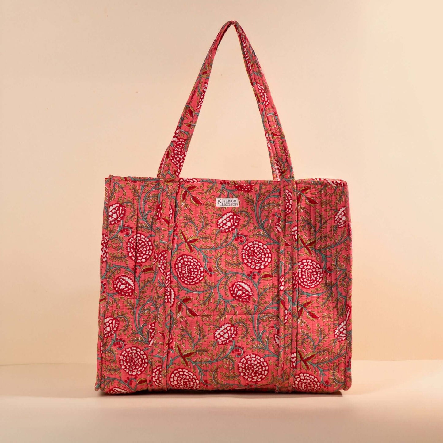 Sac Cabas réversible Deepa.TOTE058.Couleur: Jungle Ciel