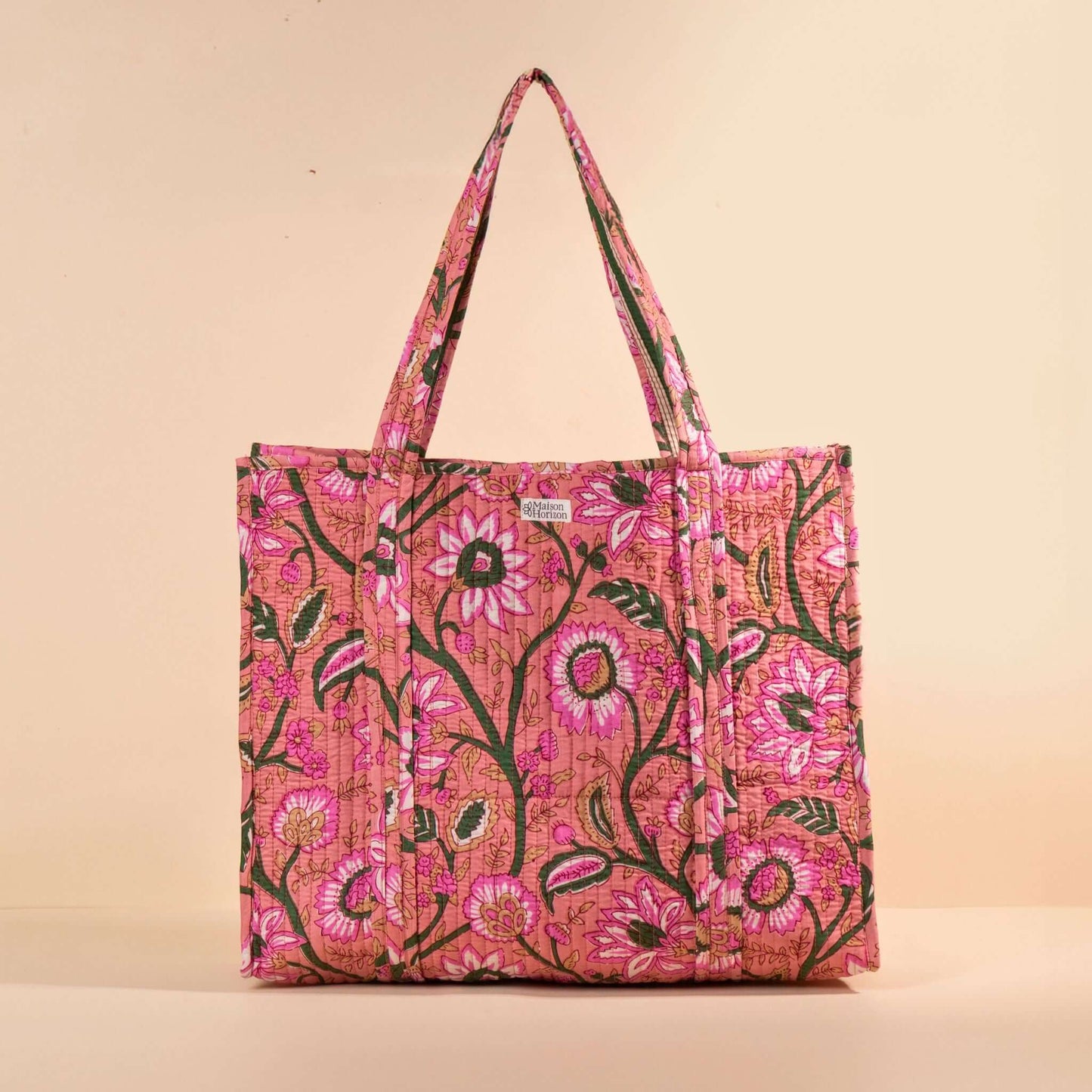 Sac Cabas réversible Deepa.TOTE055.Couleur: Rose pastel