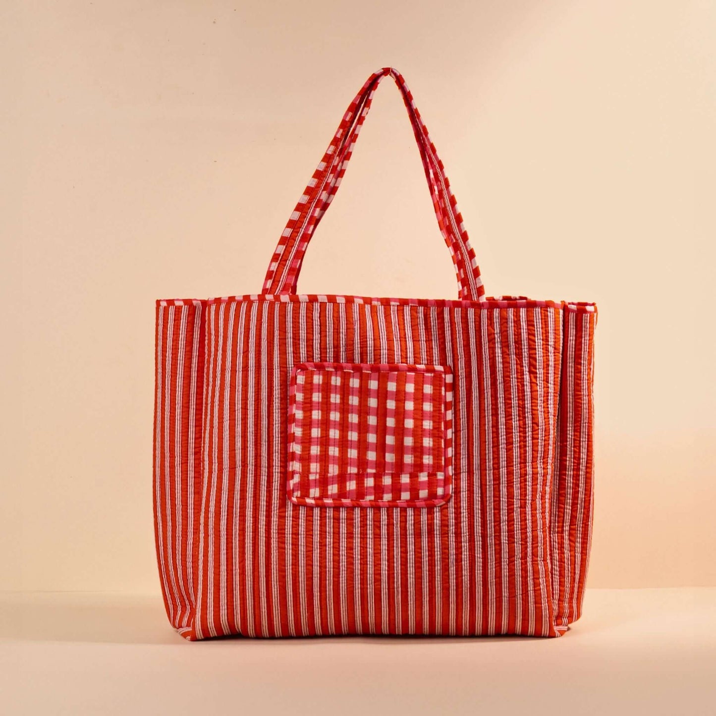 Sac Cabas réversible Deepa.TOTE058.Couleur: Jungle Ciel