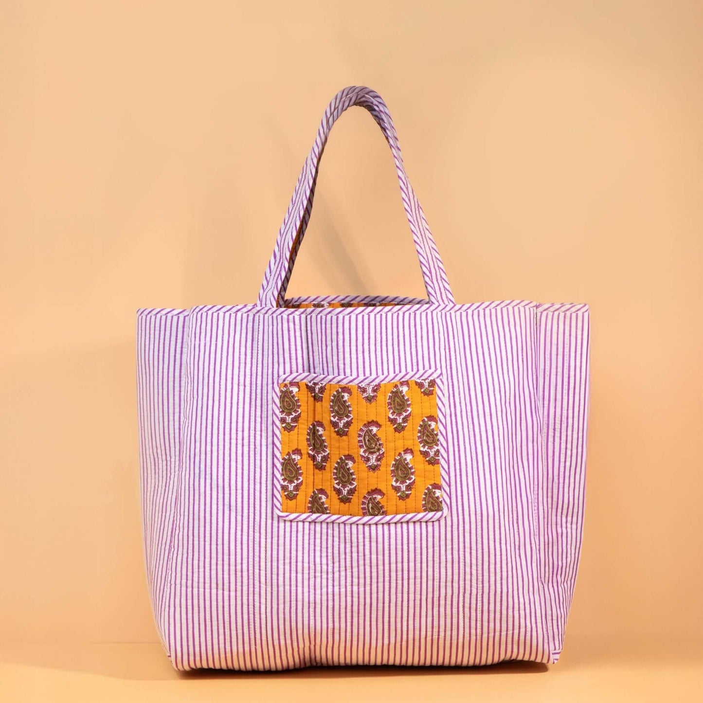 Sac Cabas réversible Deepa.TOTE058.Couleur: Jungle Ciel