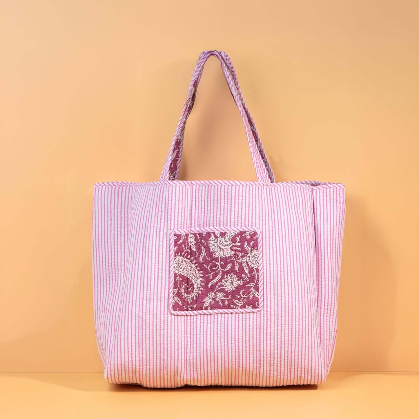 Sac Cabas réversible Deepa.TOTE058.Couleur: Jungle Ciel