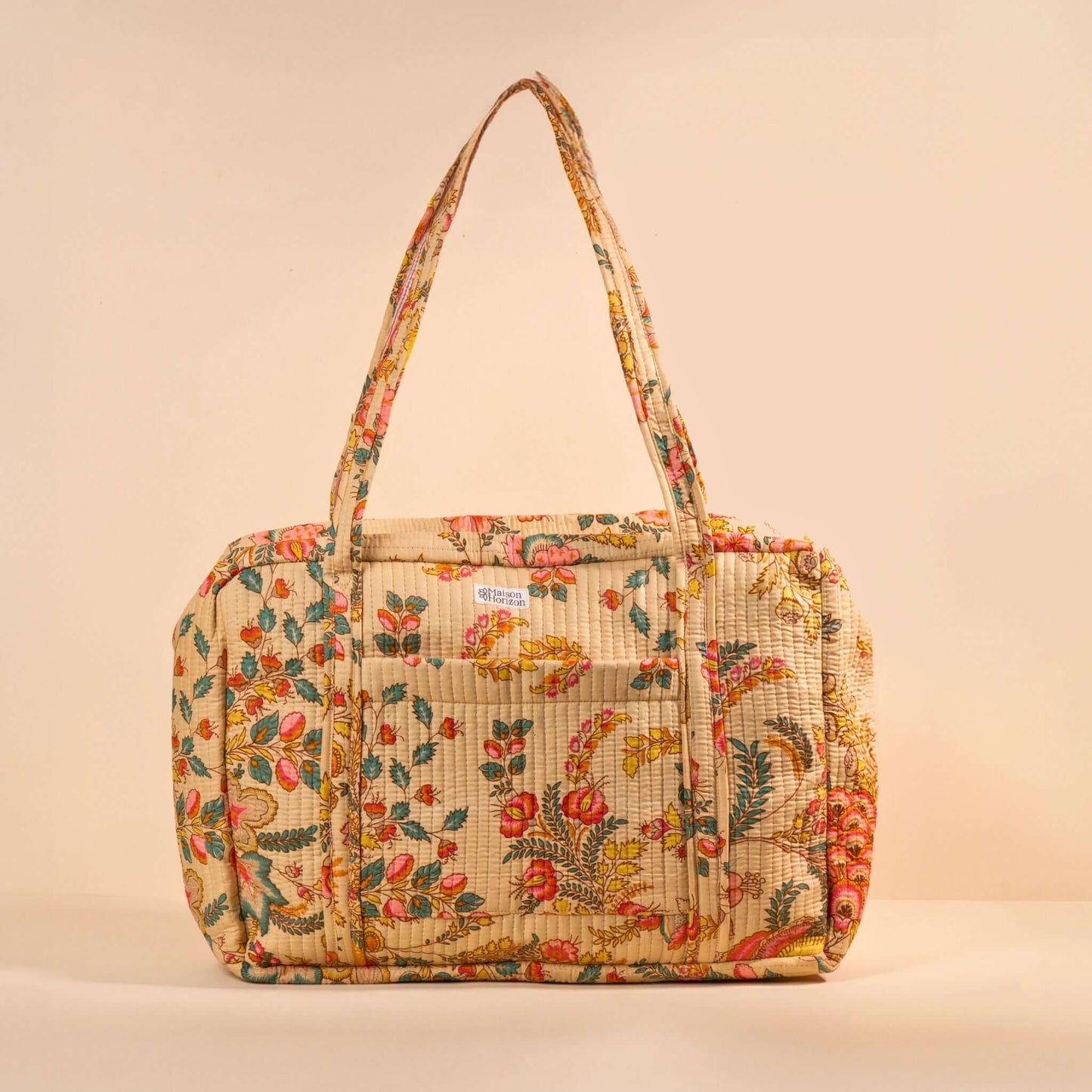 Sac Week-end ou à langer Lola.LOLAV2028.Couleur: Beige pastel