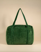 Sac Week-end ou à langer Lola velours Emeraude