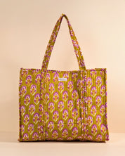 Sac Cabas réversible Deepa Kaki Violet