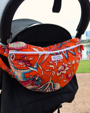 Sac Banane à Langer Kimi Orange Vintage