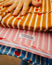 Sac à langer Sunee coeurs bleu