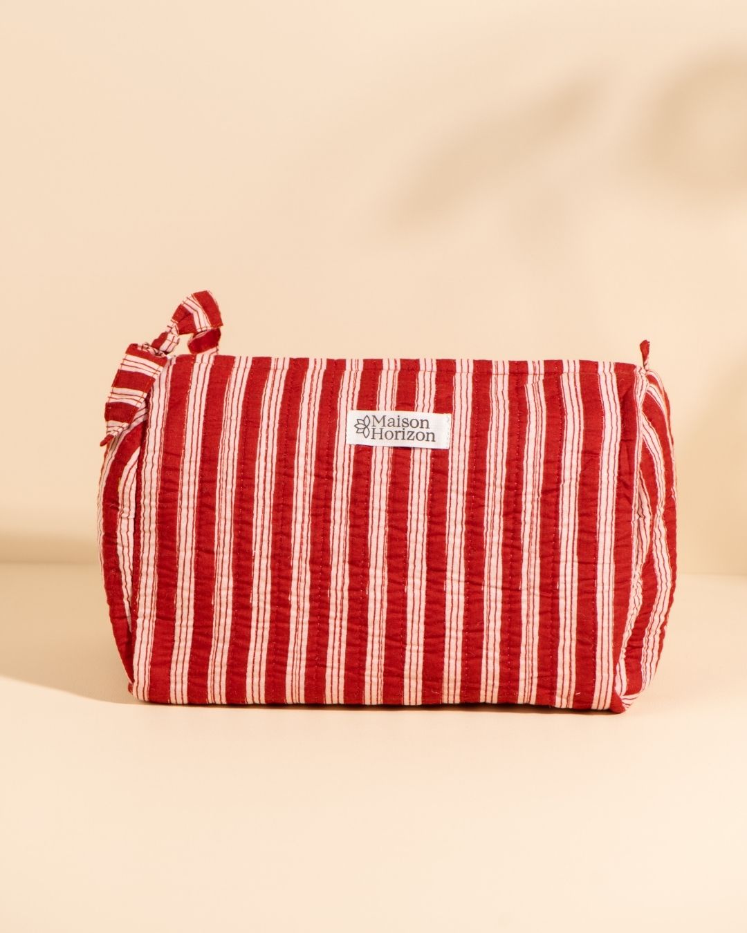 Trousse de toilette Banita Rayures Lie de Vin