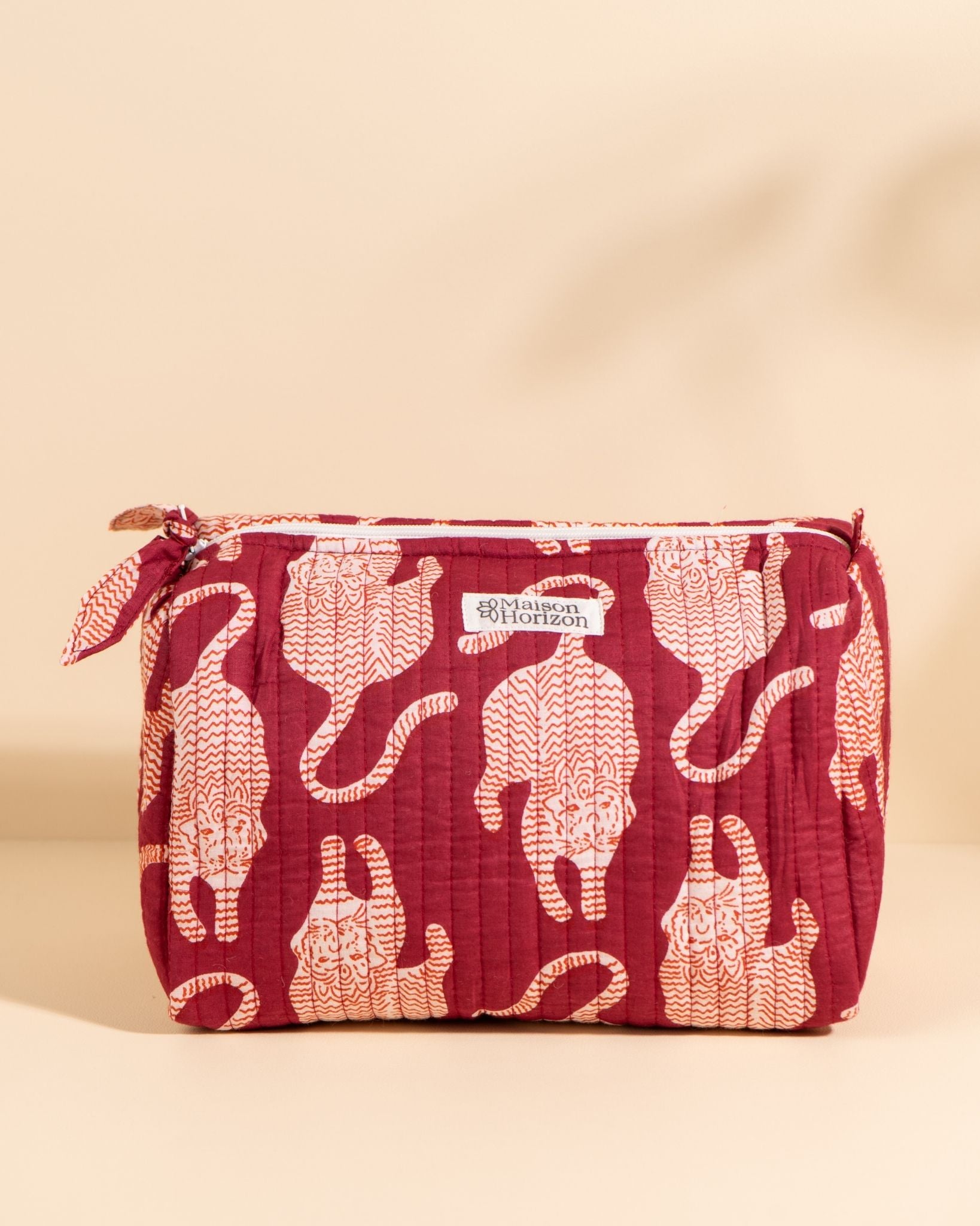 Trousse de toilette Banita Jungle Lie de Vin