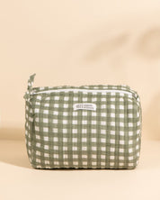 Trousse de toilette Banita Vichy Kaki