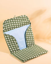 Matelas à langer de voyage Wulan Vichy kaki