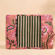 Couverture de carnet Noi.COUV054.Couleur: Rayé rose mocha