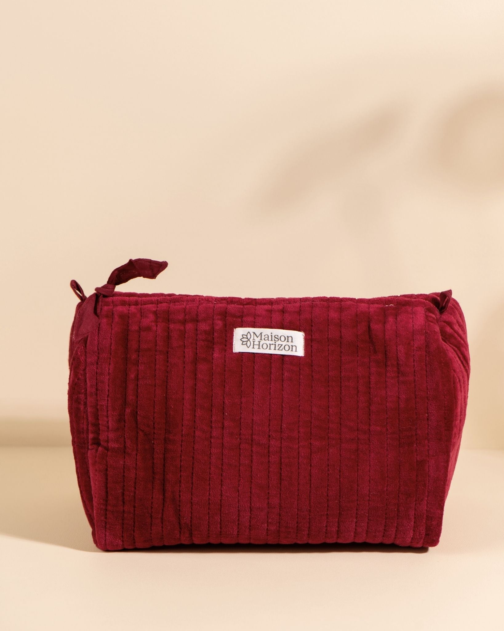Trousse de toilette Banita Velours Lie de Vin