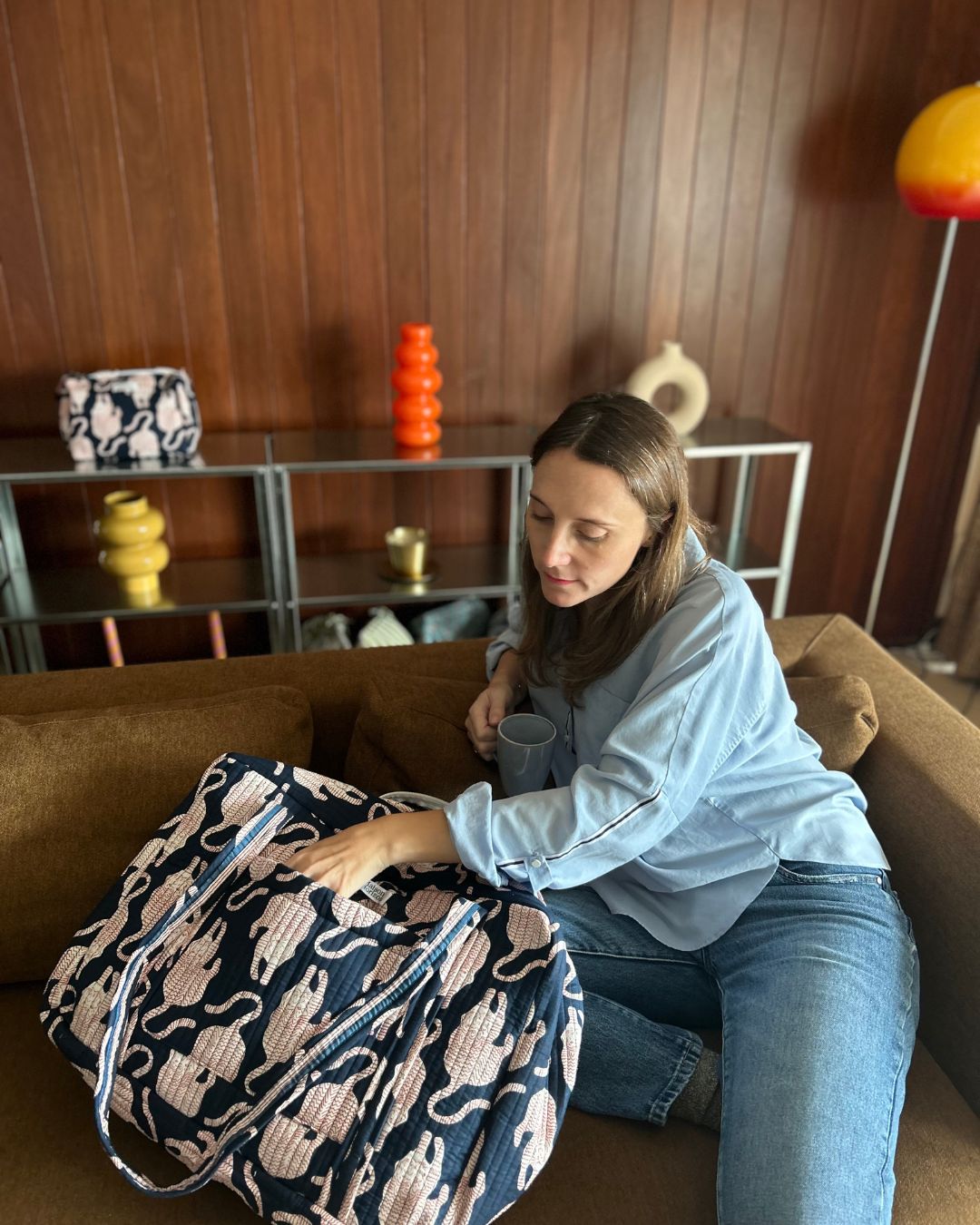 Sac Week-end ou à langer Lola Jungle Marine