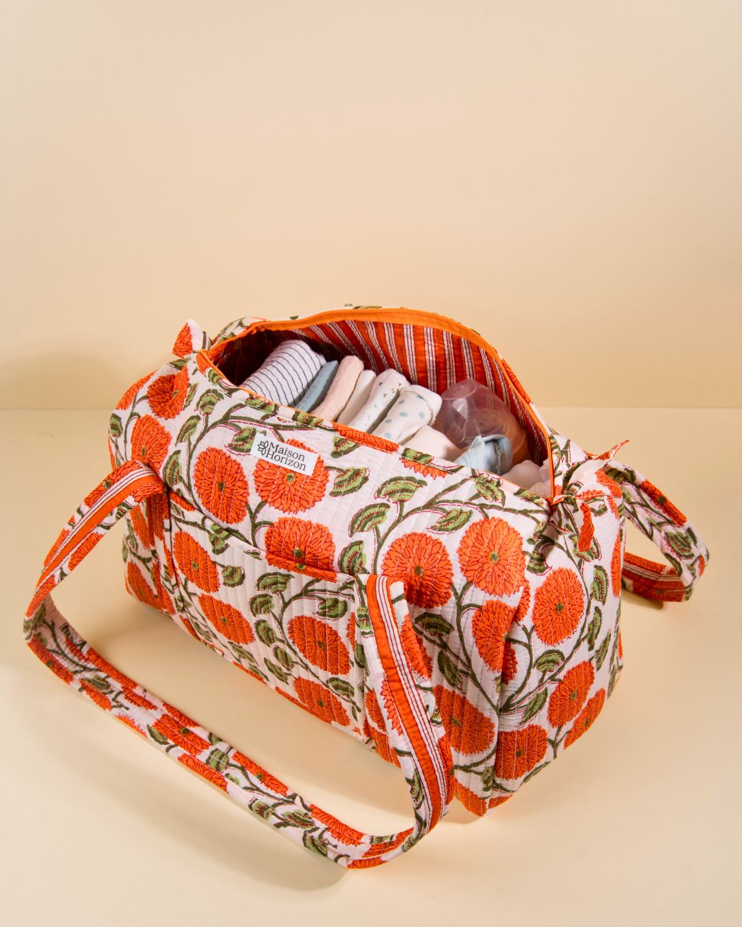 Sac à langer Sunee Corail floral