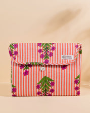 Matelas à langer de voyage Wulan Gardenia corail