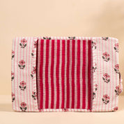 Couverture de carnet Noi.COUV054.Couleur: Rayé rose mocha