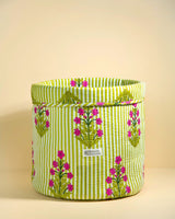 Panier de rangement Manila Gardenia vert sauge