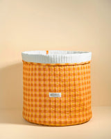 Panier de rangement Manila Vichy poudré