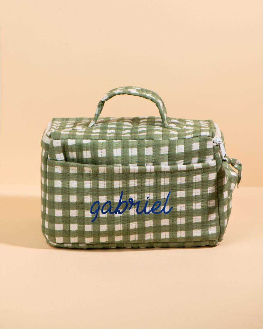 Glacière lunch box Neela Vichy Kaki