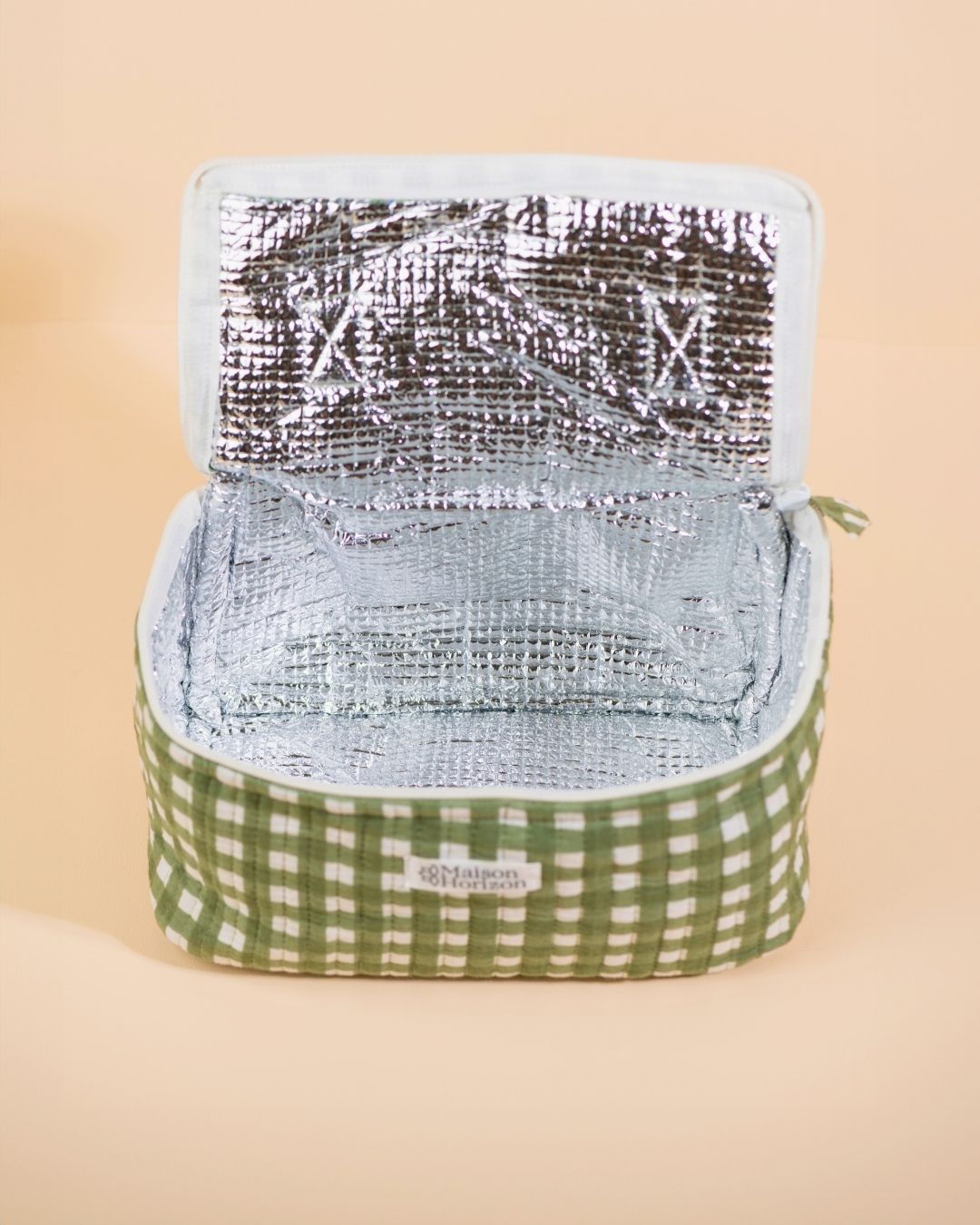 Glacière lunch box Neela Vichy Kaki