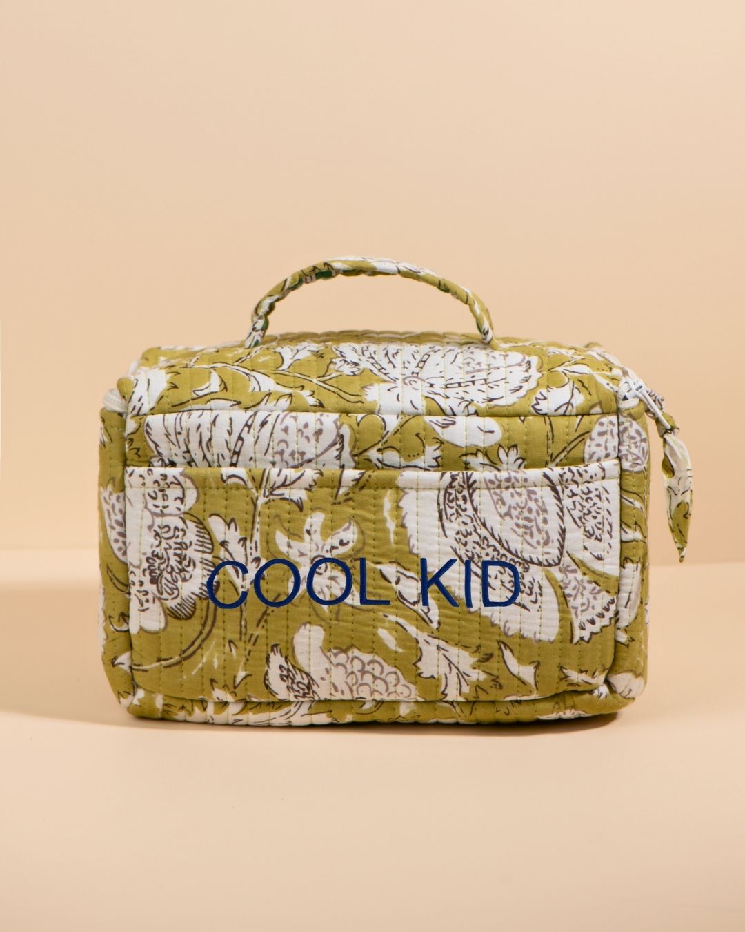 Glacière lunch box Neela Light Kaki floral