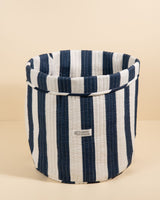 Panier de rangement Manila Rayures marine