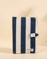 Couverture de carnet Noi rayures marine
