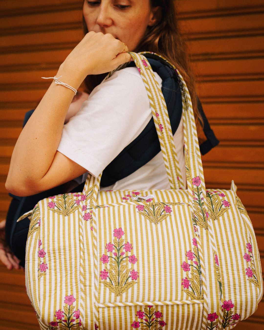 Sac à langer Sunee gardenia vert sauge