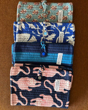 Couverture de carnet Noi Bleu Imperial Floral