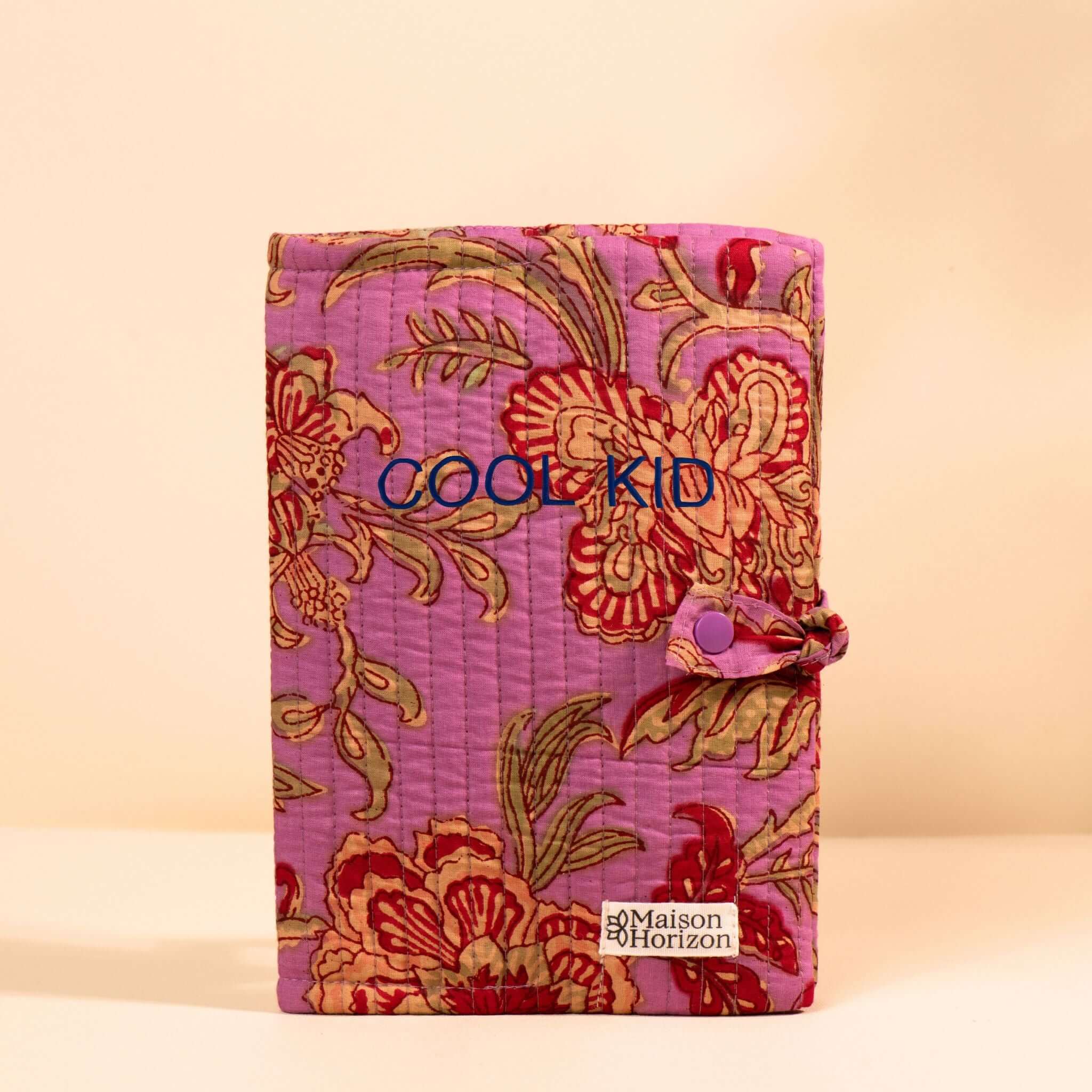 Couverture de carnet Noi.COUV057.Couleur: Violet pastel