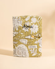 Couverture de carnet Noi  Light Kaki Floral