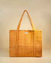 Sac Cabas réversible Deepa Vichy poudré