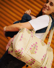 Sac à langer Sunee gardenia vert sauge