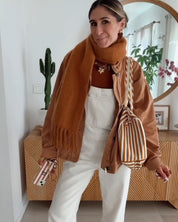 Sac à langer ou de journée Sunee Rayé Mocha