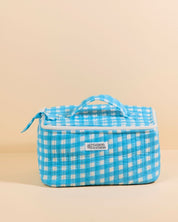 Glacière lunch box Neela Vichy bleu ciel