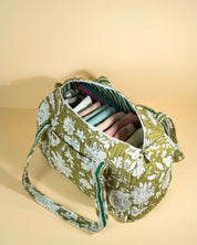 Sac à langer Sunee kaki floral