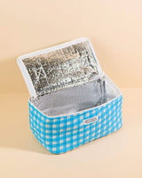 Glacière lunch box Neela Vichy bleu ciel