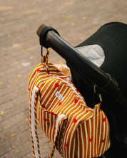 Sac à langer Sunee coeurs beige