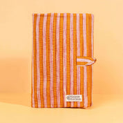 Couverture de carnet Noi.COUV002.Couleur: Jaune Rayé