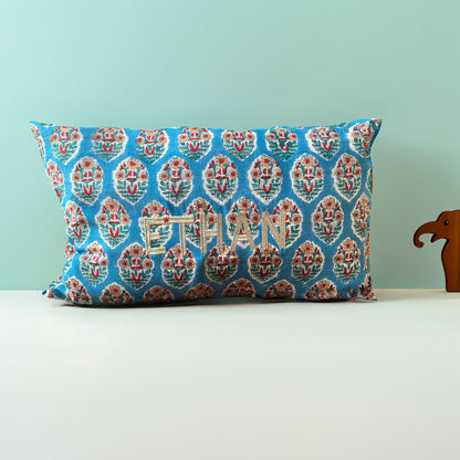 Housse de Coussin Jaya Bleu