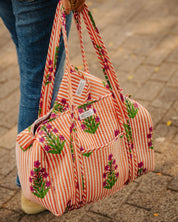 Sac à langer Sunee gardenia corail