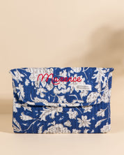 Matelas à langer de voyage Wulan Bleu Imperial Floral