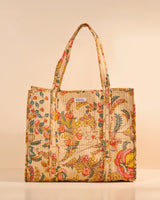 Sac Cabas réversible Deepa Beige Pastel
