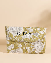 Matelas à langer de voyage Wulan Light Kaki Floral