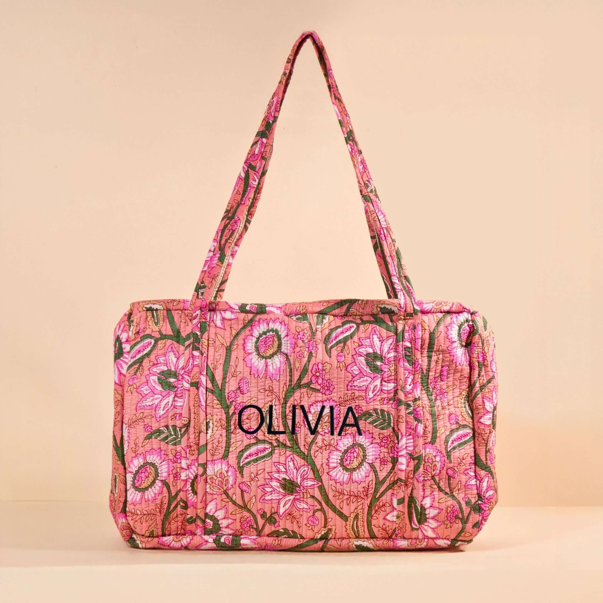 Sac Week-end ou à langer Lola.LOLAV2006.Couleur: Rose pastel